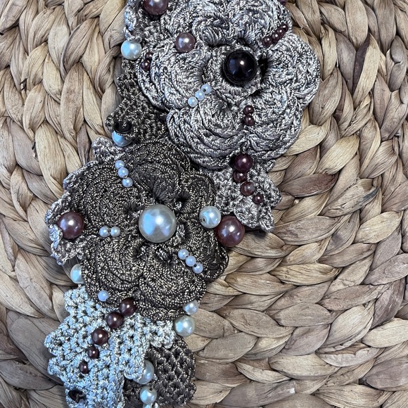 Handmade Crochet Headband - Picture 3 of 4